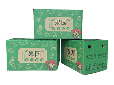 水果快（kuài）遞包裝彩（cǎi）箱 通用水果紙箱定做